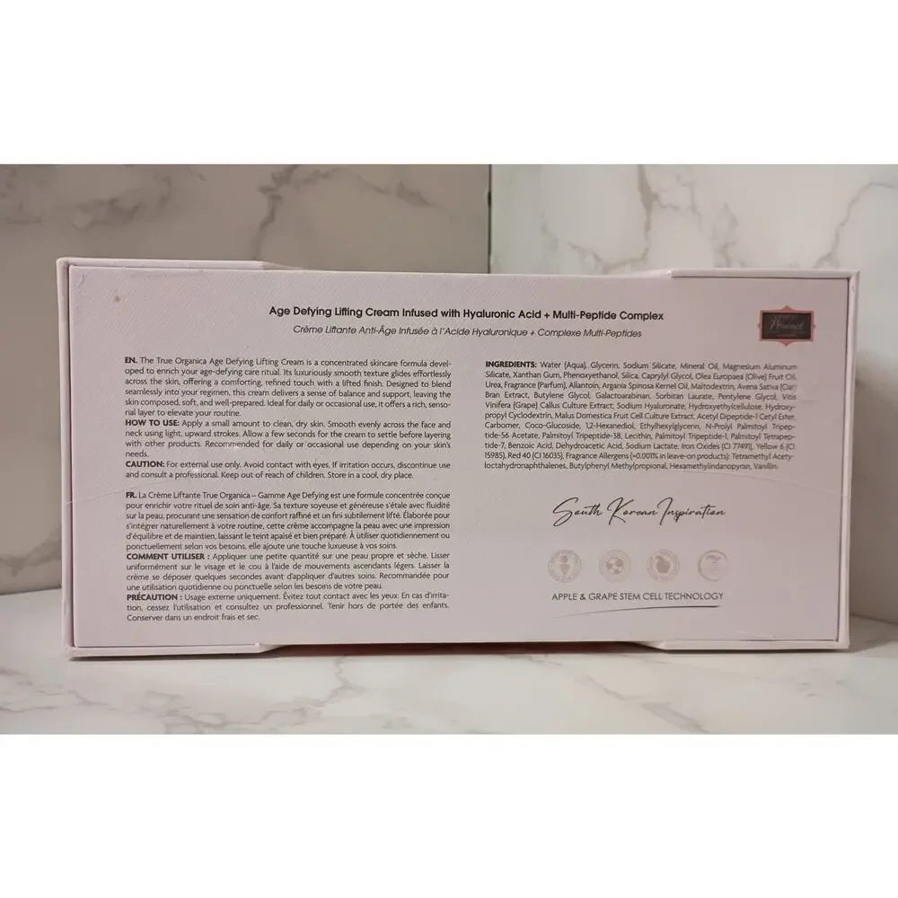 TRUE-ORGANICA South Korea's Age Defying Lifting Cream - NEW